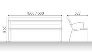 medidas banco de madera estrofa