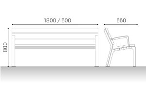  medidas banco de madera y patas de plastic nightfall